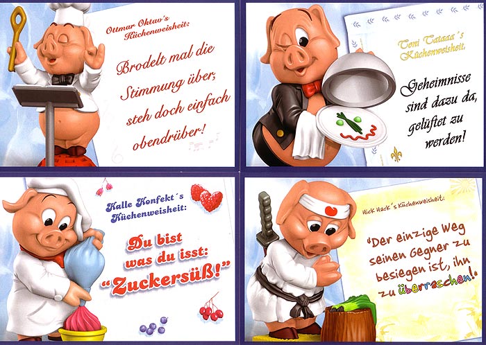 U Ei Eierlei Die Umfangreiche U Eier Uberraschungseier Homepage Von Sammlern Fur Sammler Postkarten Vom Kuchenduell